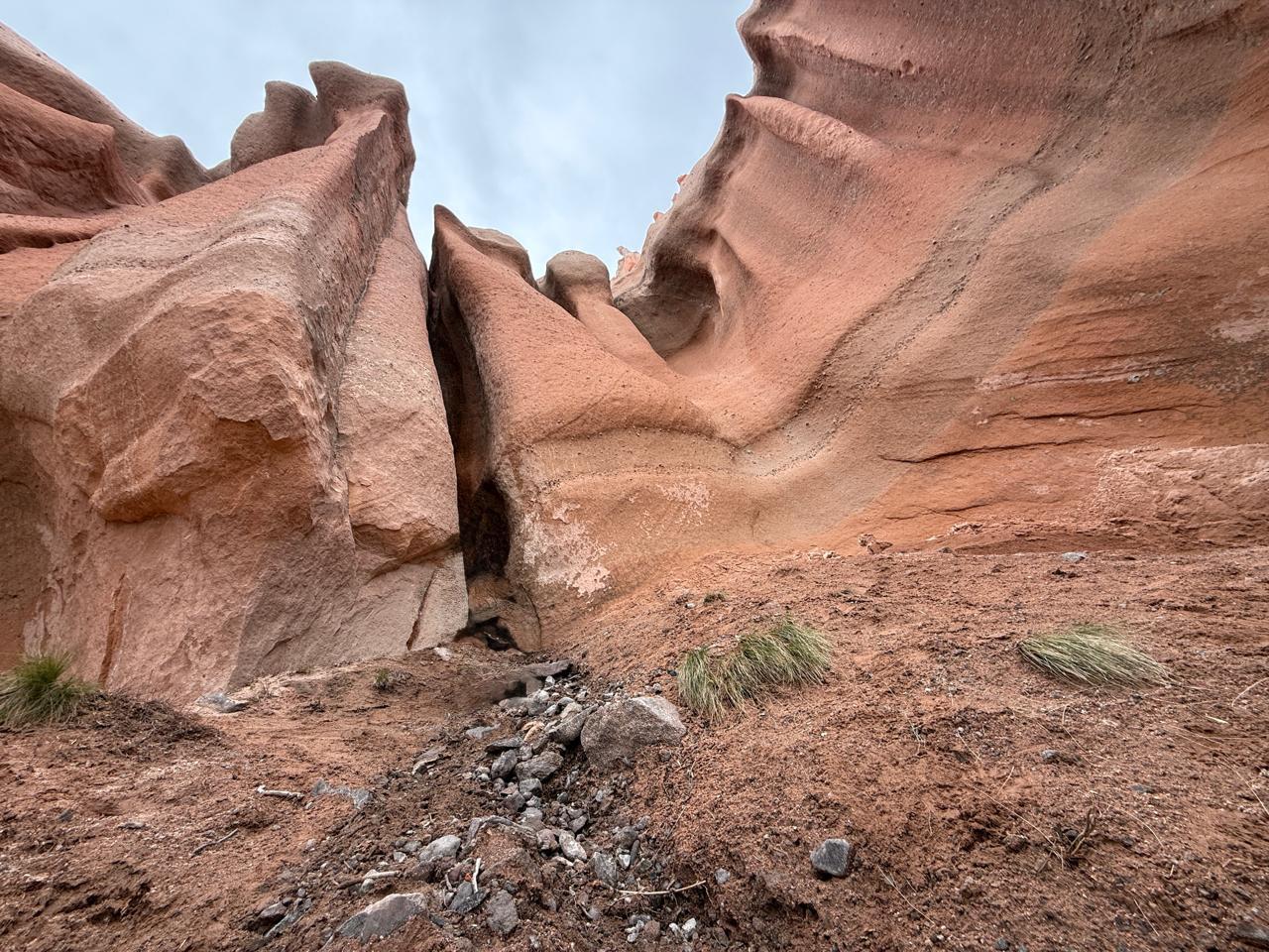 Paisaje rojizo en Piedras Coloradas